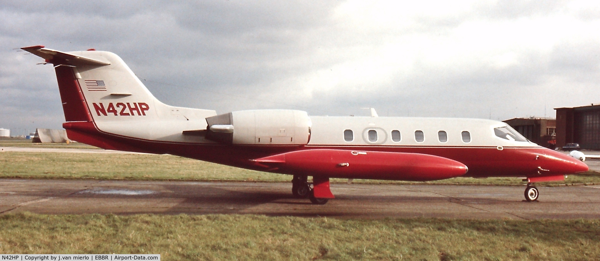 N42HP, 1983 Learjet 35A C/N 35A-507, Brussels G.A.T. '90s