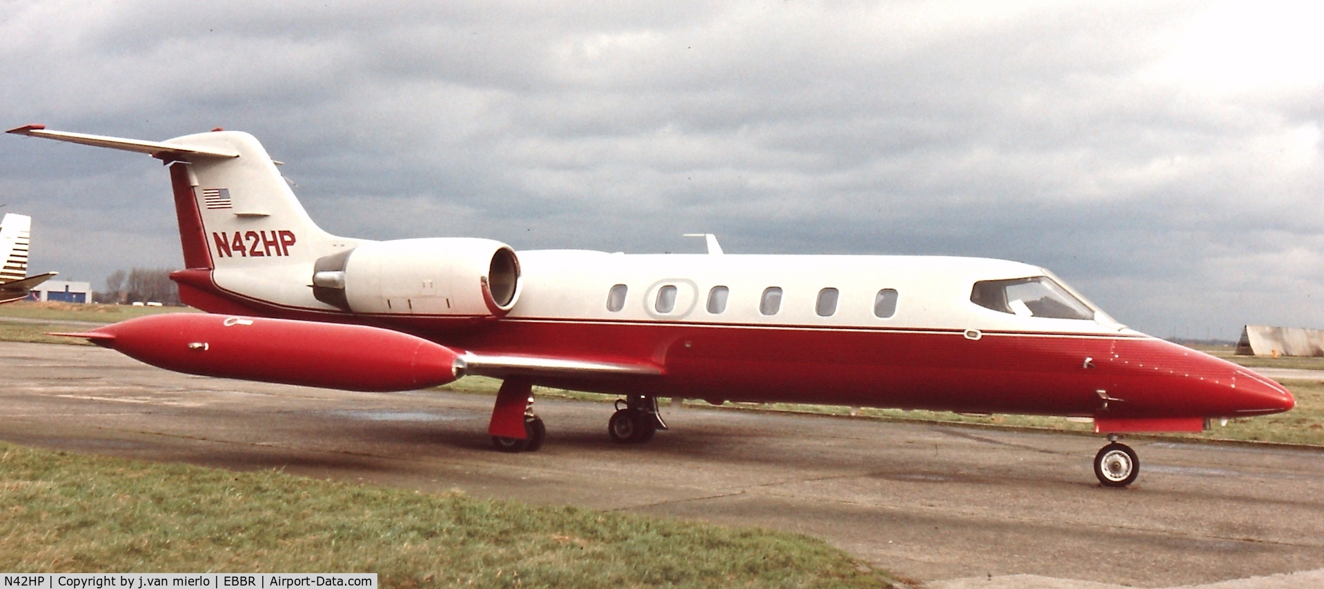 N42HP, 1983 Learjet 35A C/N 35A-507, Brussels, G.A.T.