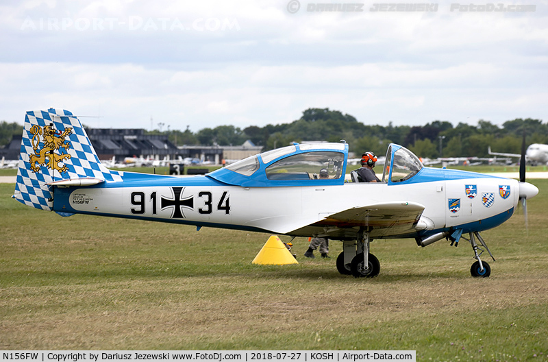 N156FW, 1960 Piaggio FW-149D C/N 156, Focke-Wulf FWP-149D  C/N 156, N156FW