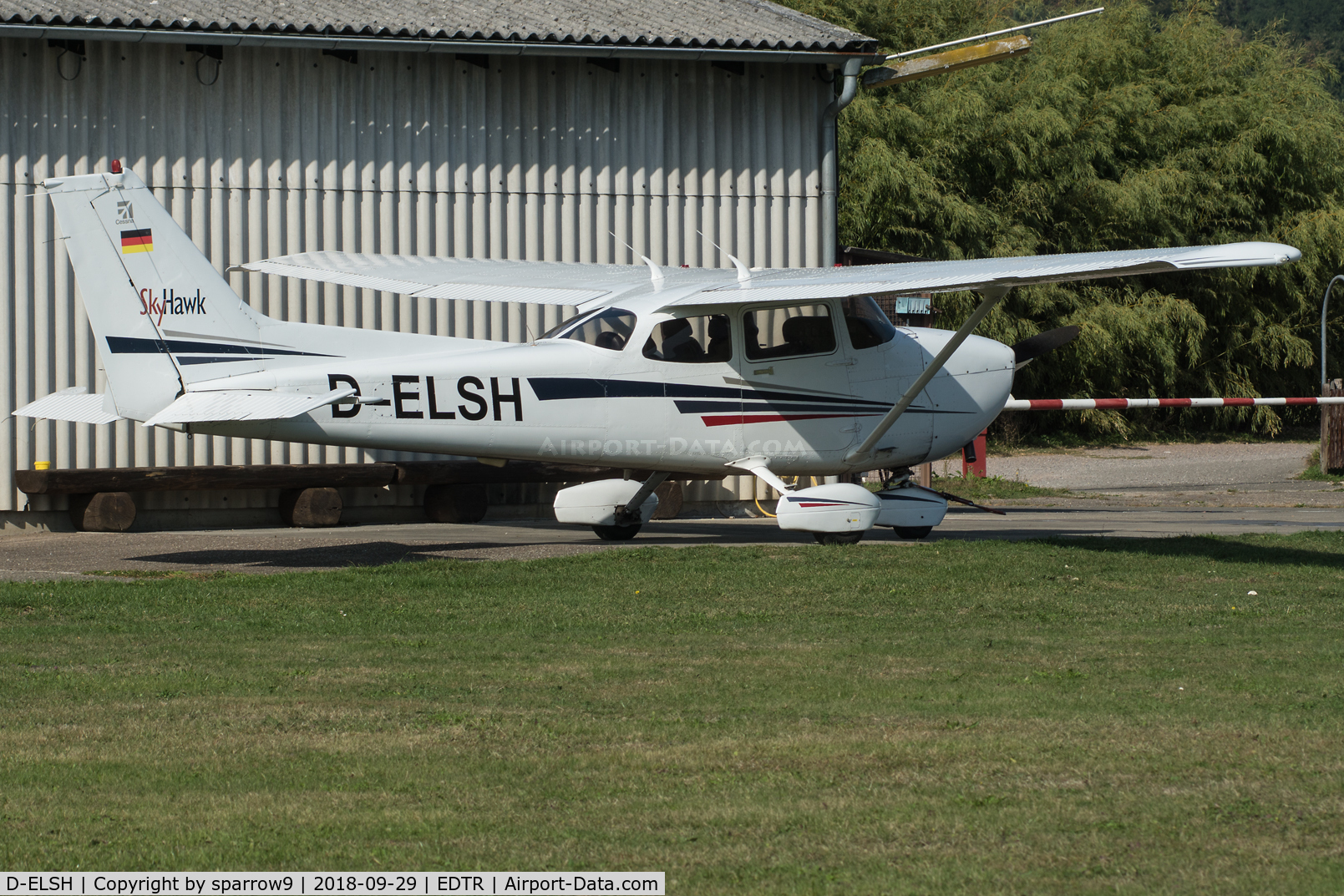 D-ELSH, 2001 Cessna 172S SkyHawk C/N 172S8740, Herten-Rheinfelden airfield.
