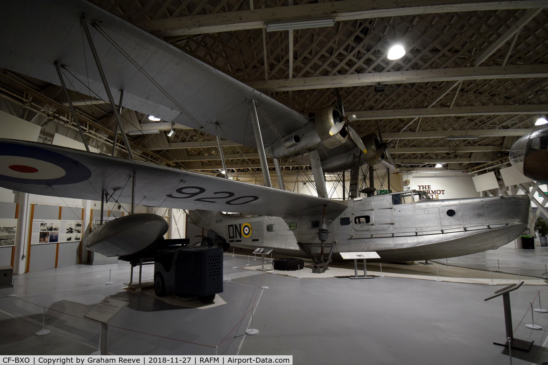 CF-BXO, 1940 Supermarine Stranraer C/N CV 209, On display at the RAF Museum, Hendon.