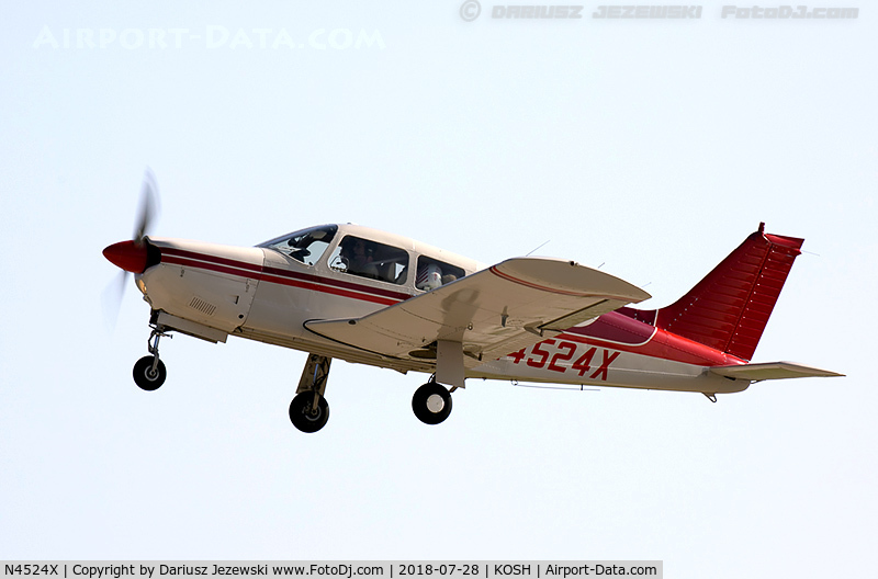 N4524X, 1975 Piper PA-28R-200 Cherokee Arrow C/N 28R-7635069, Piper PA-28R-200 Arrow II  C/N 28R-7635069, N4524X