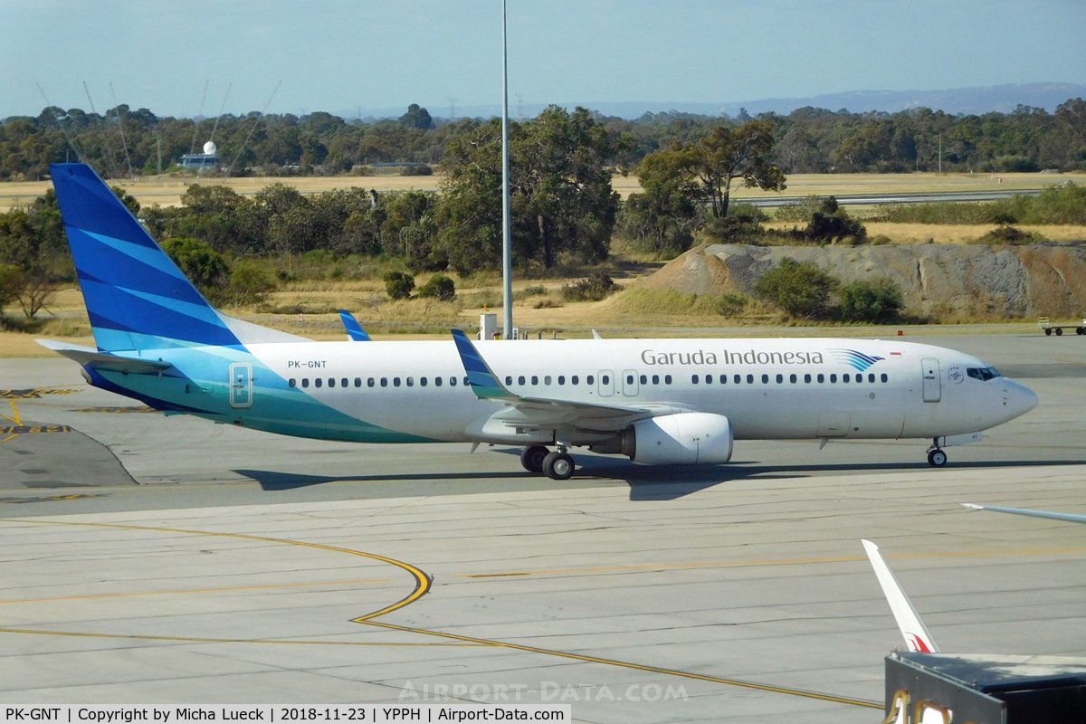 PK-GNT, 2015 Boeing 737-8U3 C/N 41806, At Perth