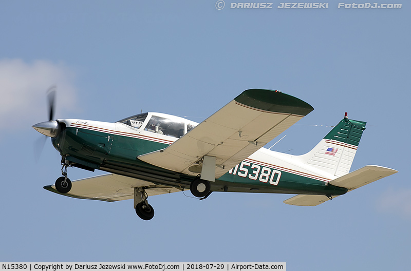 N15380, 1972 Piper PA-28R-200 Cherokee Arrow C/N 28R-7335054, Piper PA-28R-200 Arrow II  C/N 28R-7335054, N15380