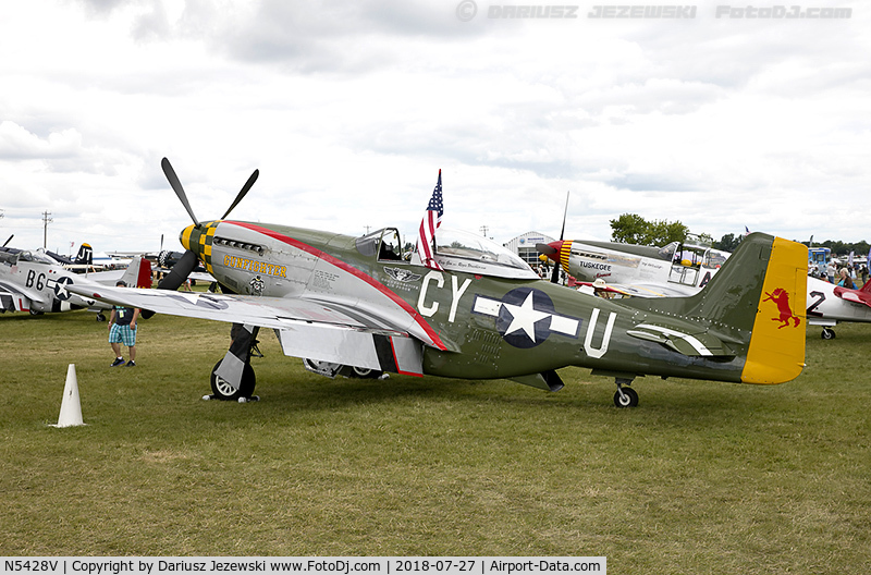 N5428V, 1944 North American P-51D Mustang C/N 122-39723, North American P-51D Mustang 