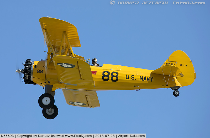 N65693, 1942 Boeing B75N1 C/N 75-6966, Boeing B75N1 Stearman  C/N 75-6966, N65693