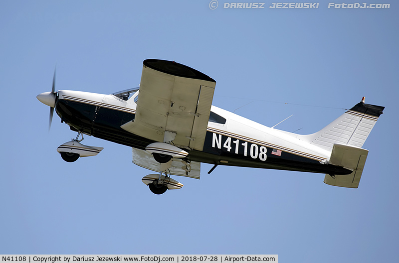 N41108, 1975 Piper PA-28-180 Cherokee C/N 28-7505195, Piper PA-28-180 Cherokee  C/N 28-7505195, N41108