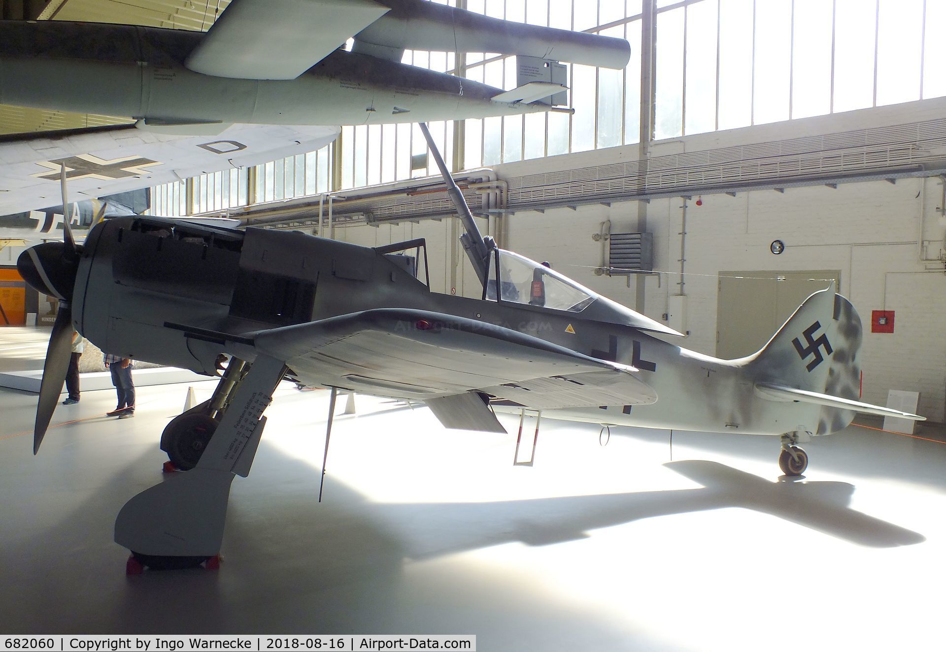 682060, Focke-Wulf Fw-190A-8 C/N 682060, Focke-Wulf Fw 190A-8 (rebuilt mainly with parts of 682060) at the Luftwaffenmuseum (German Air Force museum), Berlin-Gatow