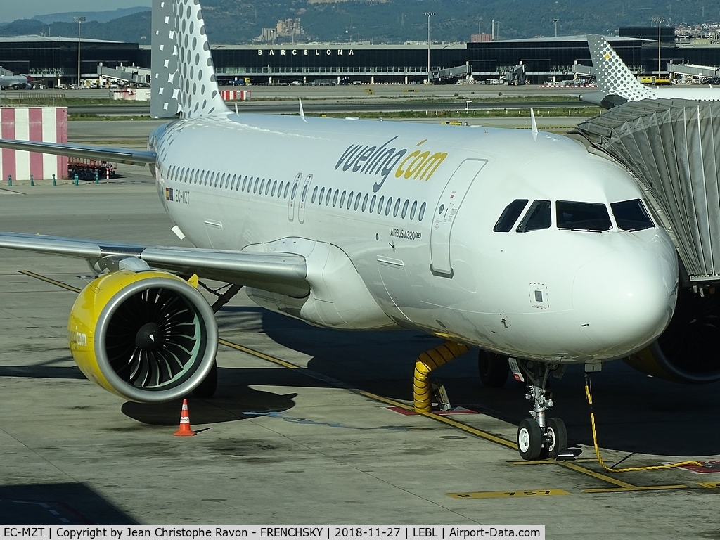 EC-MZT, 2018 Airbus A320-271N C/N 8181, Vueling Airlines