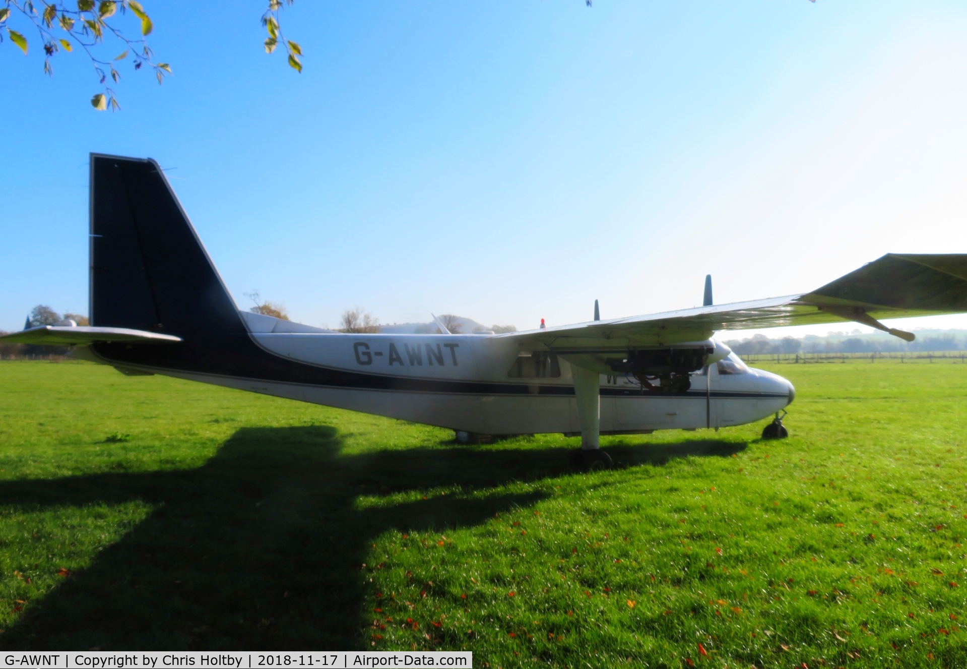 G-AWNT, 1968 Britten-Norman BN-2A Islander C/N 32, Seems to have taken up residence at Pent Farm airfield near Folkestone in Kent.