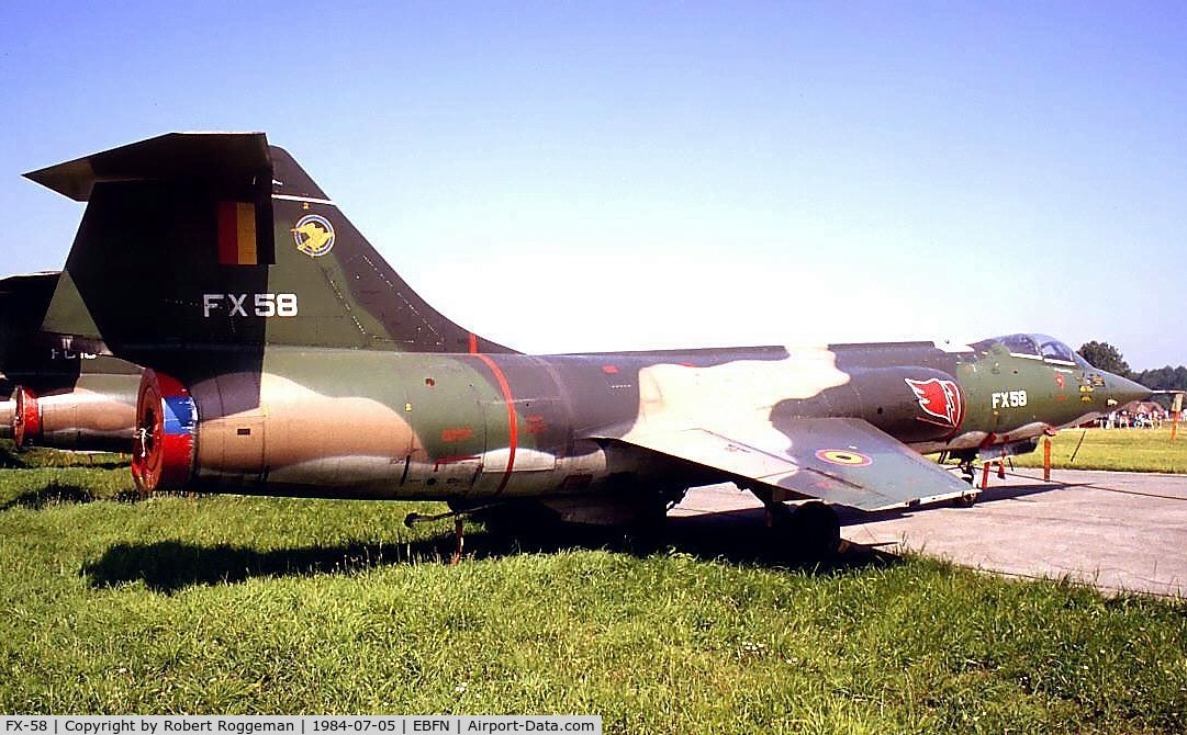 FX-58, Lockheed F-104G Starfighter C/N 683-9101, STORED.