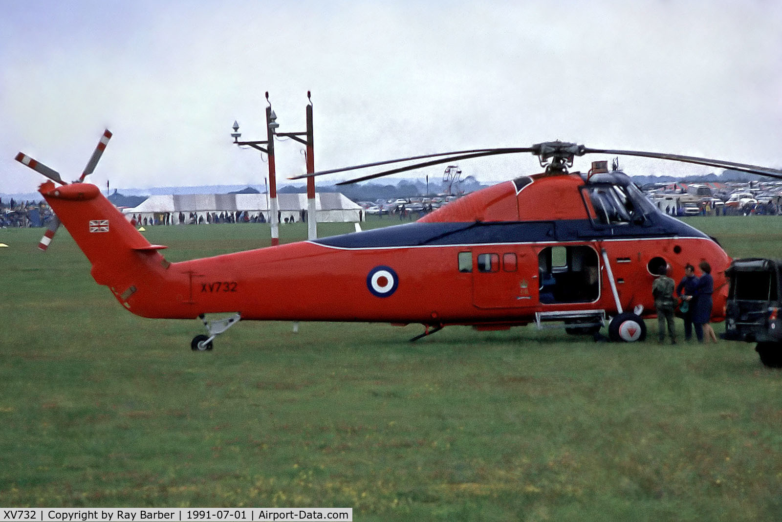 XV732, 1969 Westland Wessex HCC.4 C/N WA627, XV732   Westland WS.58 Wessex HCC.4 [WA627] (Royal Air Force) (Place and Date unknown)~G @ 1990's