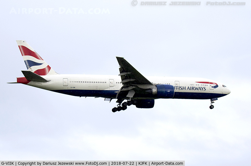 G-VIIK, 1998 Boeing 777-236/ER C/N 28840, Boeing 777-236/ER - British Airways  C/N 28840, G-VIIK