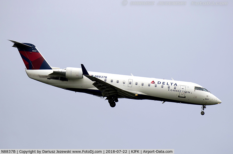 N8837B, 2003 Bombardier CRJ-200 (CL-600-2B19) C/N 7837, Bombardier CRJ-440 (CL-600-2B19) - NWA Airlink (Pinnacle Airlines)   C/N 7837, N8837B