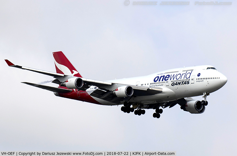 VH-OEF, 2002 Boeing 747-438/ER C/N 32910, Boeing 747-438/ER - Oneworld (Qantas)   C/N 32910, VH-OEF