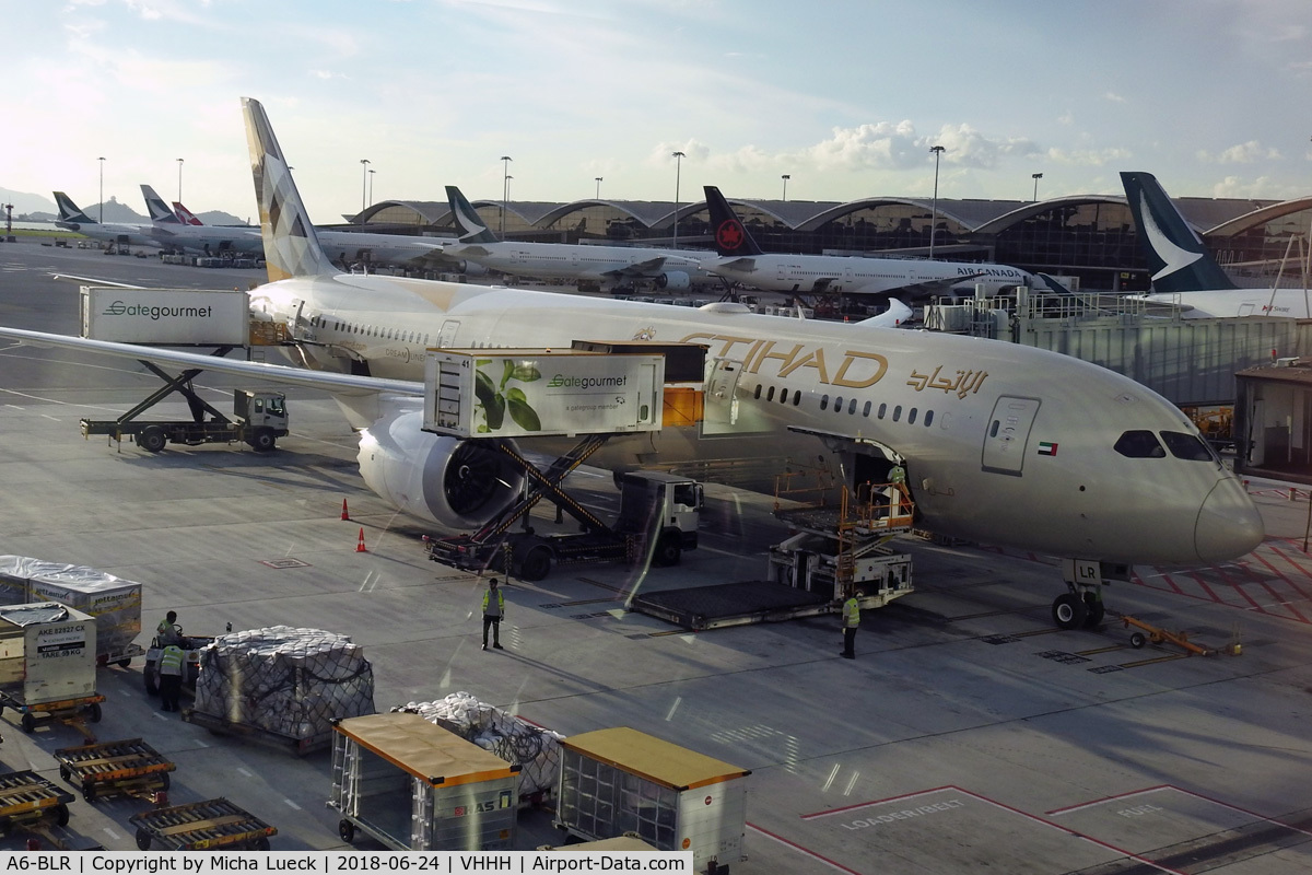 A6-BLR, 2017 Boeing 787-9 Dreamliner Dreamliner C/N 39663, At Hong Kong