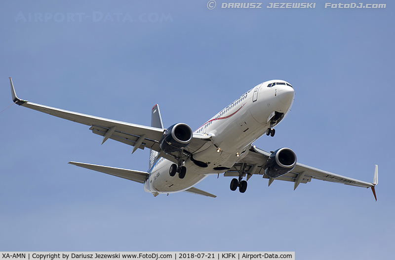 XA-AMN, 2014 Boeing 737-852 C/N 39945, Boeing 737-852 - AeroMexico  C/N 39945, XA-AMN