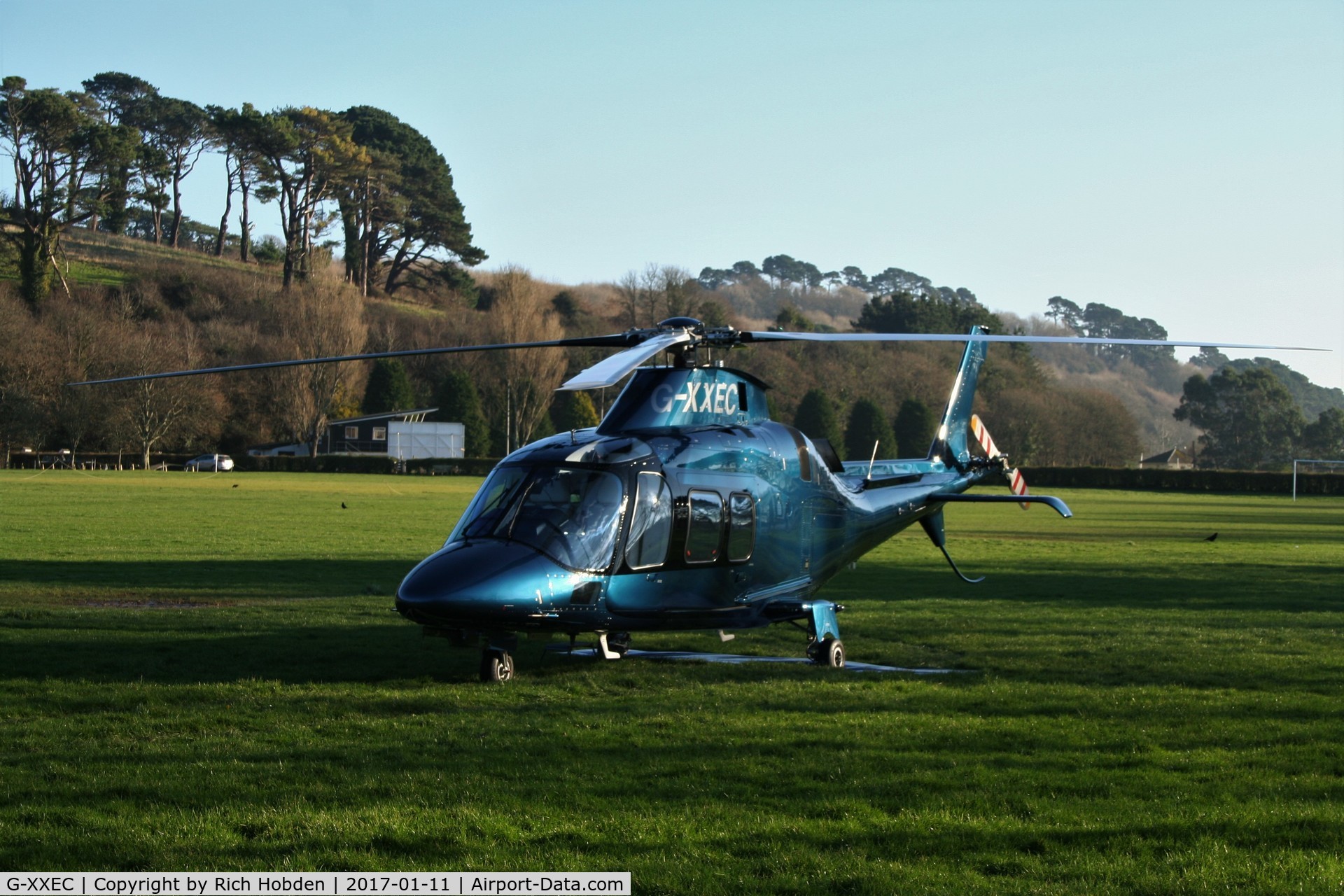 G-XXEC, 2008 Agusta A-109S Grand C/N 22104, Boscawen Park, Truro