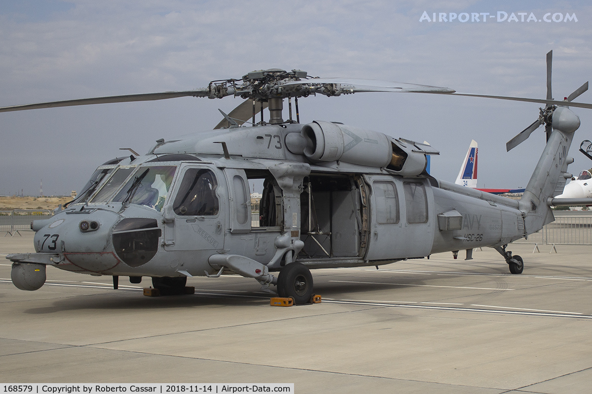 168579, Sikorsky MH-60S Knighthawk C/N 70-4441, BIAS 2018 - SAKHIR AIRBASE OBKH