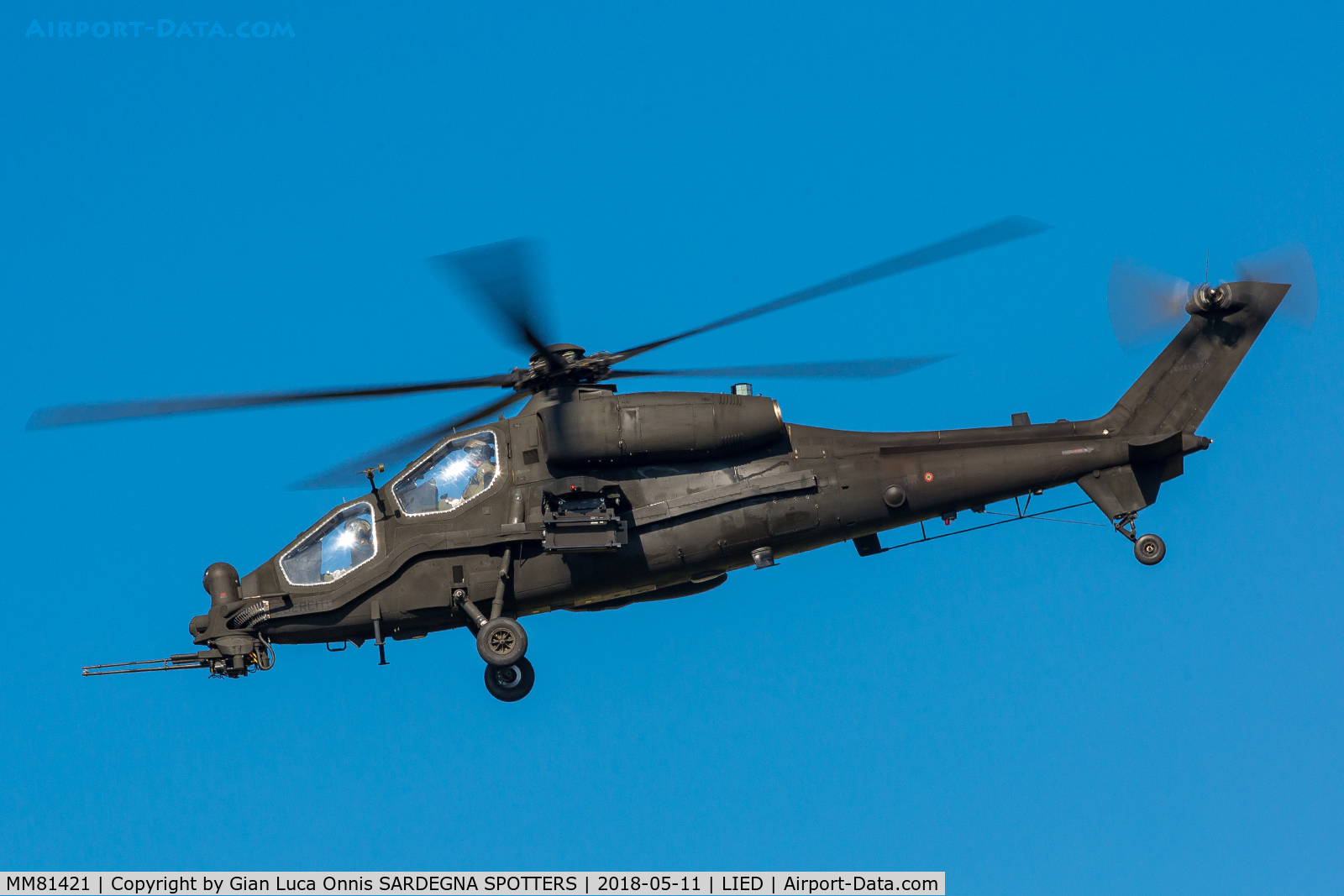 MM81421, Agusta A-129CBT Mangusta C/N 29053, LANDING 35R