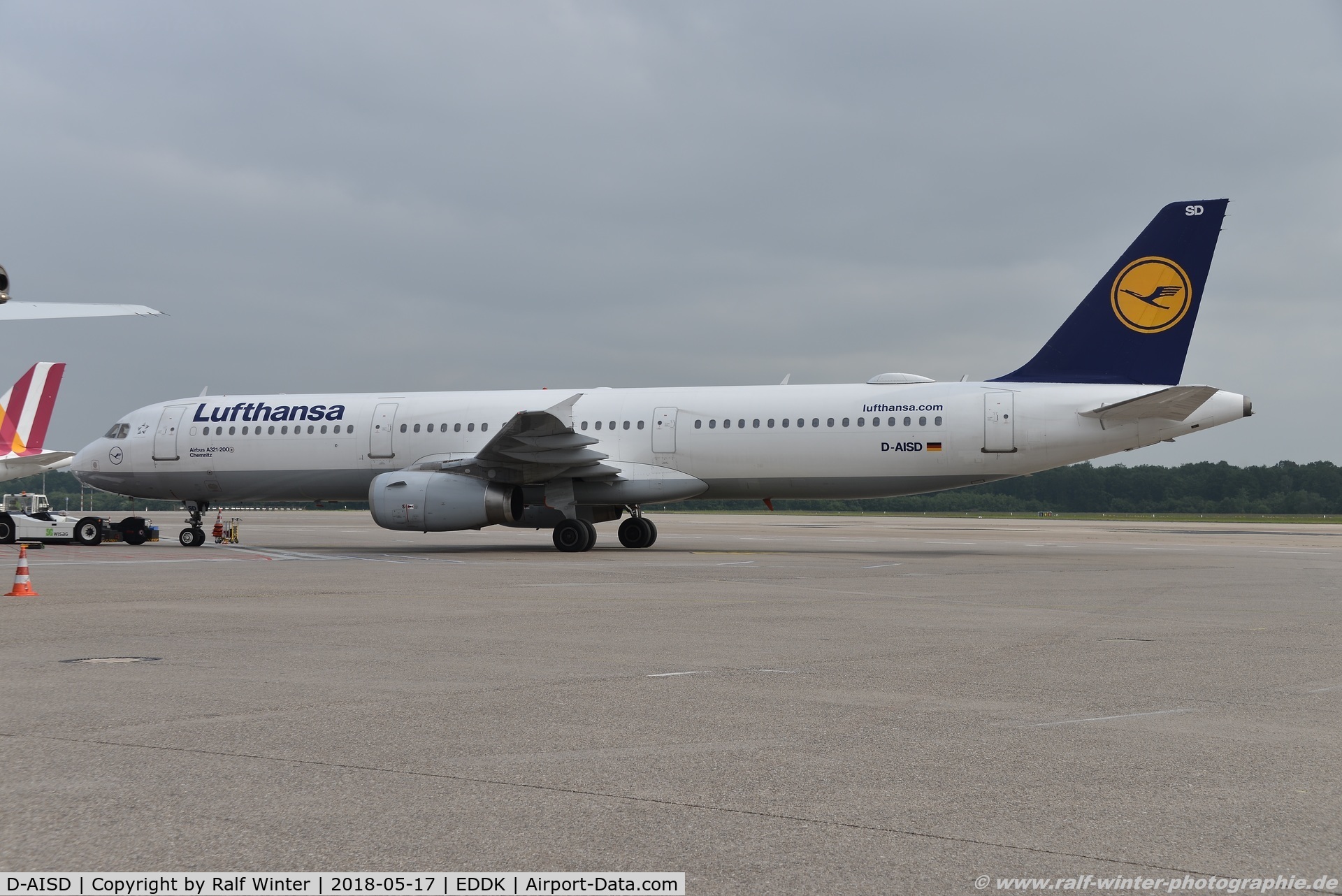 D-AISD, 2000 Airbus A321-231 C/N 1188, Airbus A321-231 - LH DLH Lufthansa 'Chemnitz' - 1188 - D-AISD - 17.05.2018 - CGN