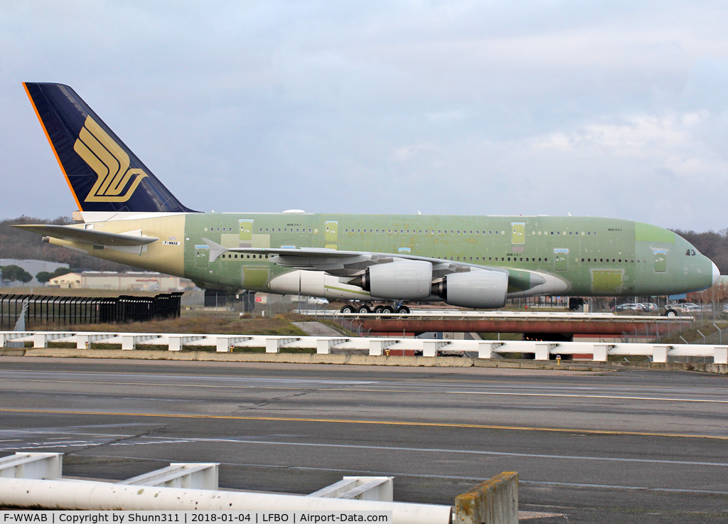 F-WWAB, 2017 Airbus A380-841 C/N 0253, C/n 0253 - For Singapore Airlines