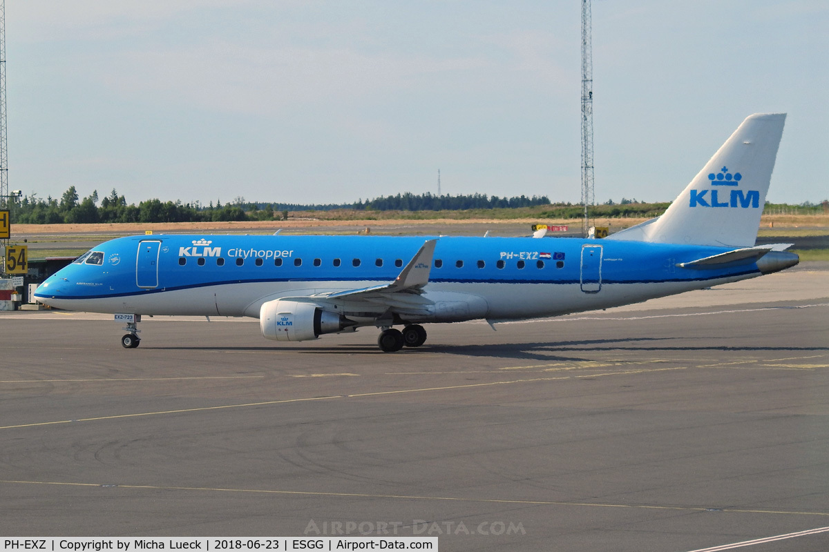 PH-EXZ, 2018 Embraer 175STD (ERJ-170-200) C/N 17000723, At Gothenburg