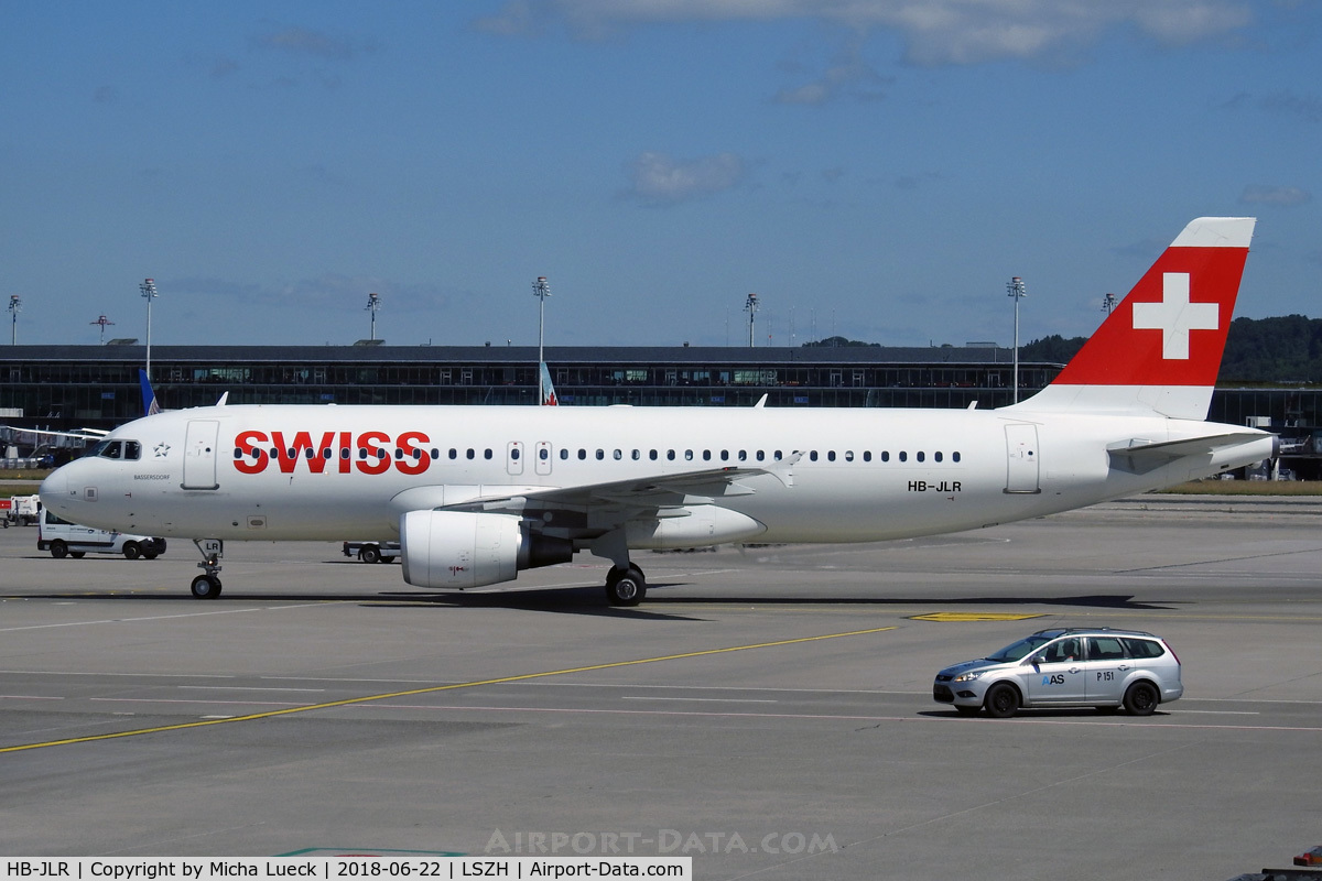 HB-JLR, 2012 Airbus A320-214 C/N 5037, At Zurich
