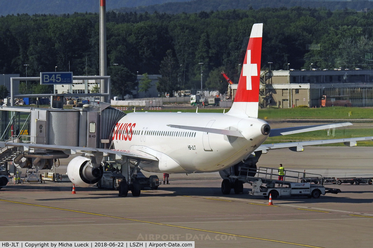 HB-JLT, 2013 Airbus A320-214 C/N 5518, At Zurich