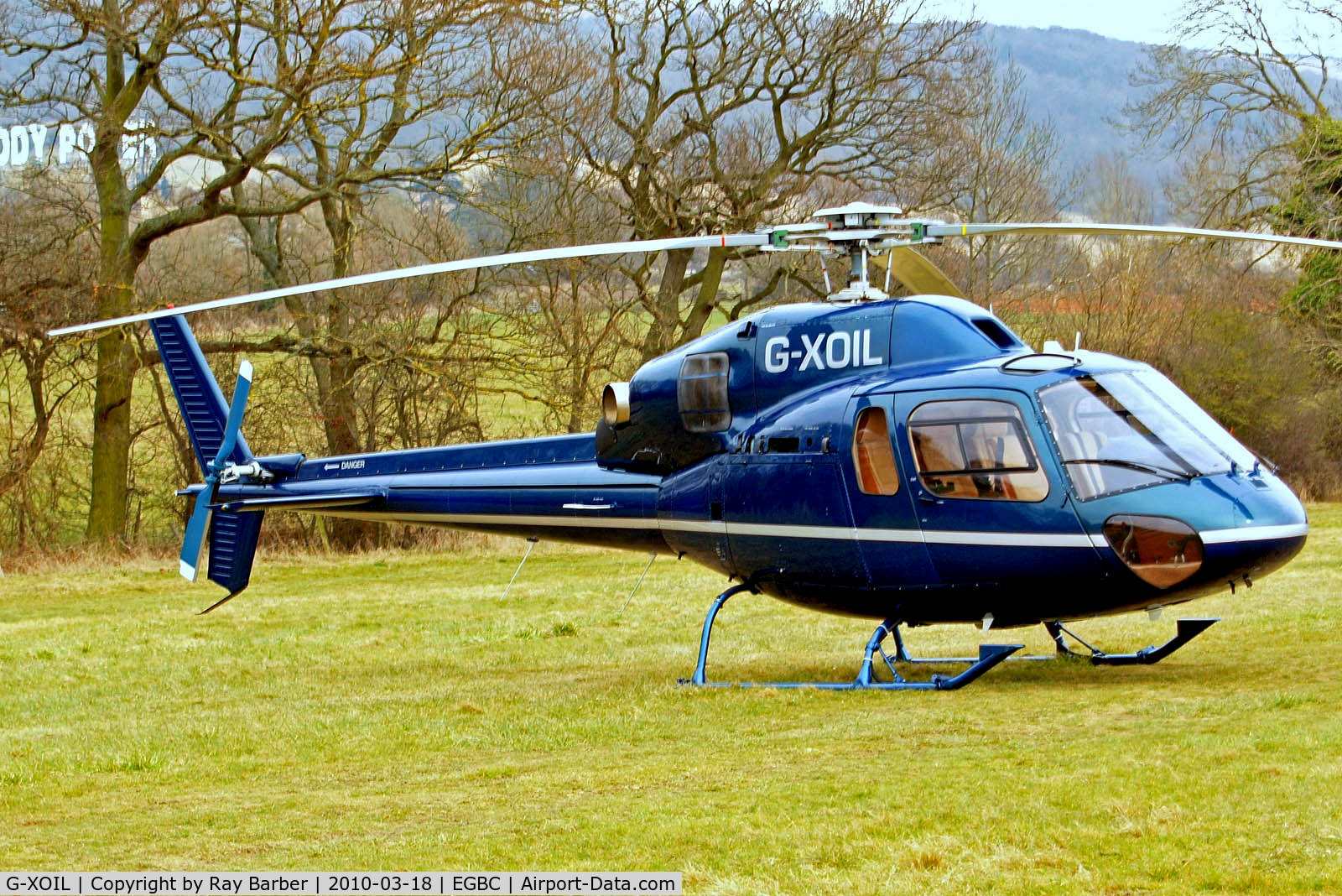 G-XOIL, 1997 Eurocopter AS-355N Ecureuil 2 C/N 5627, G-XOIL   Eurocopter AS.355N Ecureuil II [5627] (Firstearl Marine & Aviation Ltd) Cheltenham Racecourse~G 18/03/2010