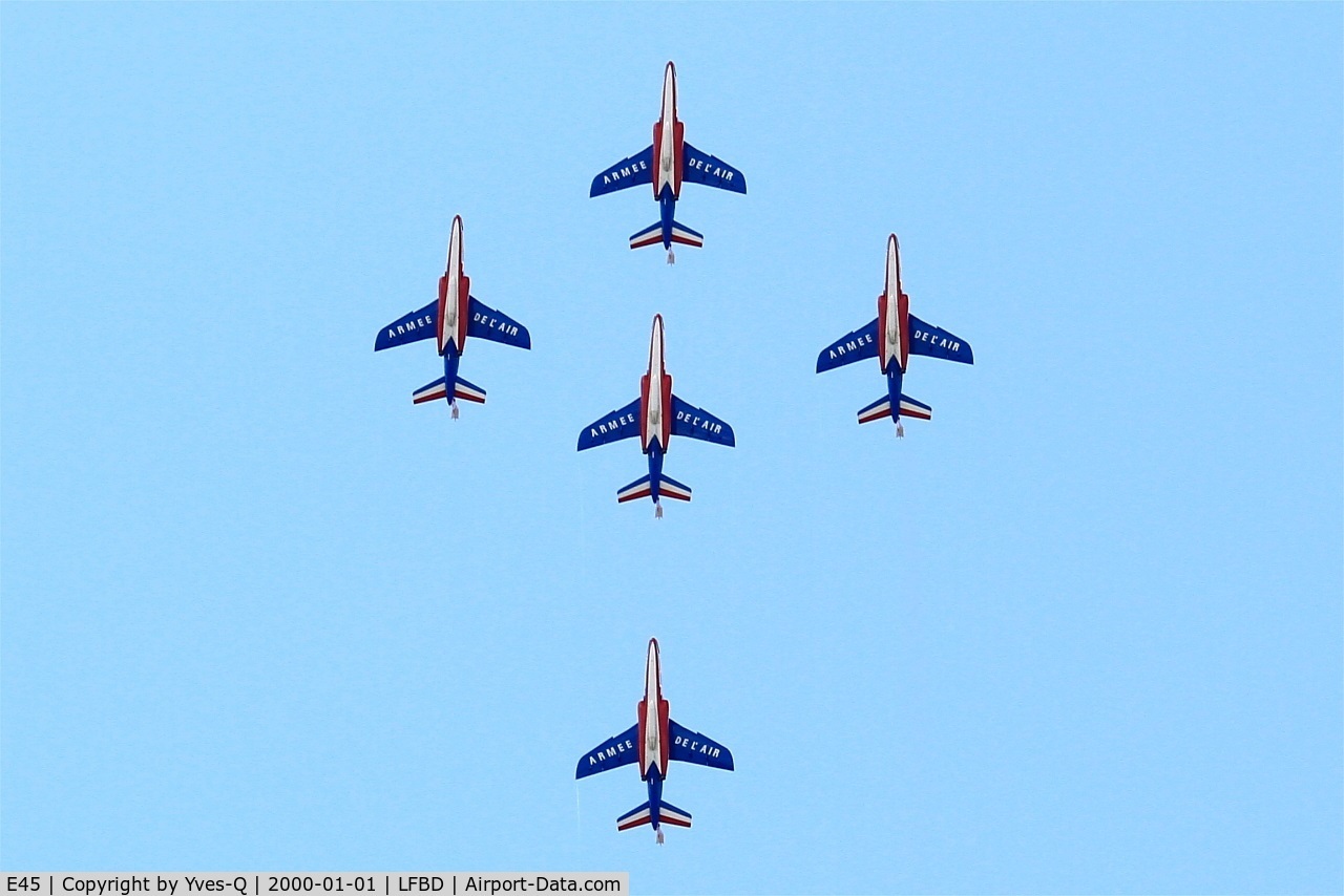 E45, Dassault-Dornier Alpha Jet E C/N E45, Dassault-Dornier Alpha Jet E (F-TETF), Leader of Patrouille de France 2017, Bordeaux-Mérignac Air Base 106 (LFBD-BOD) Open day 2017