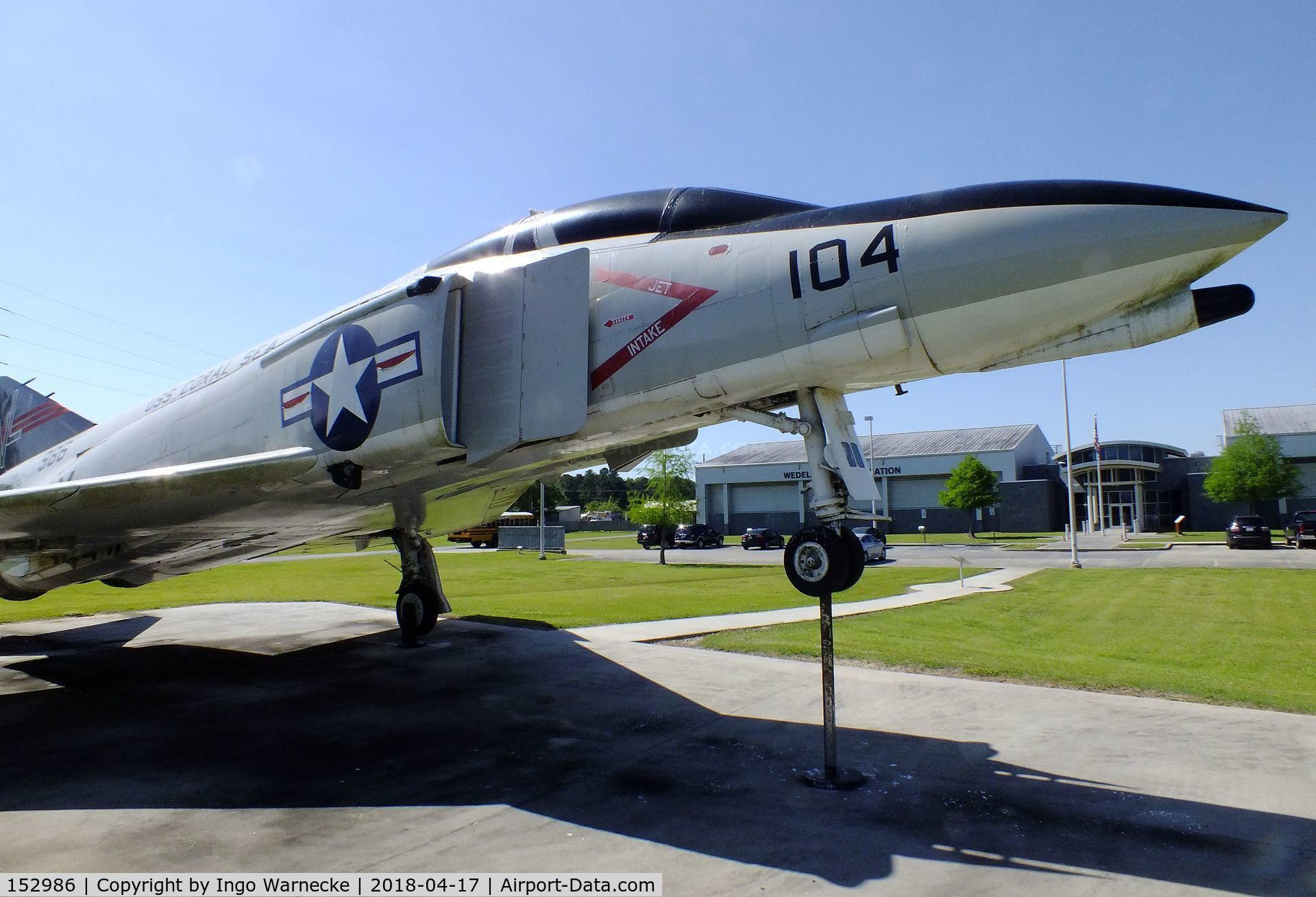 152986, McDonnell F-4N Phantom II C/N 1373, McDonnell Douglas F-4N Phantom II at the Wedell-Williams Aviation and Cypress Sawmill Museum, Patterson LA