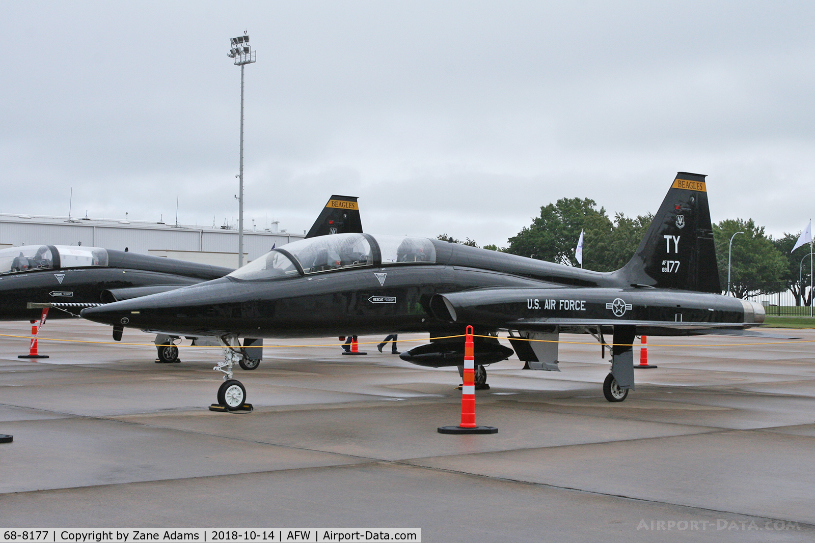 68-8177, 1968 Northrop T-38A Talon C/N T.6182, (Former USAF Thunderbird aircraft) 
At the 2018 Alliance Airshow - Fort Worth, Texas