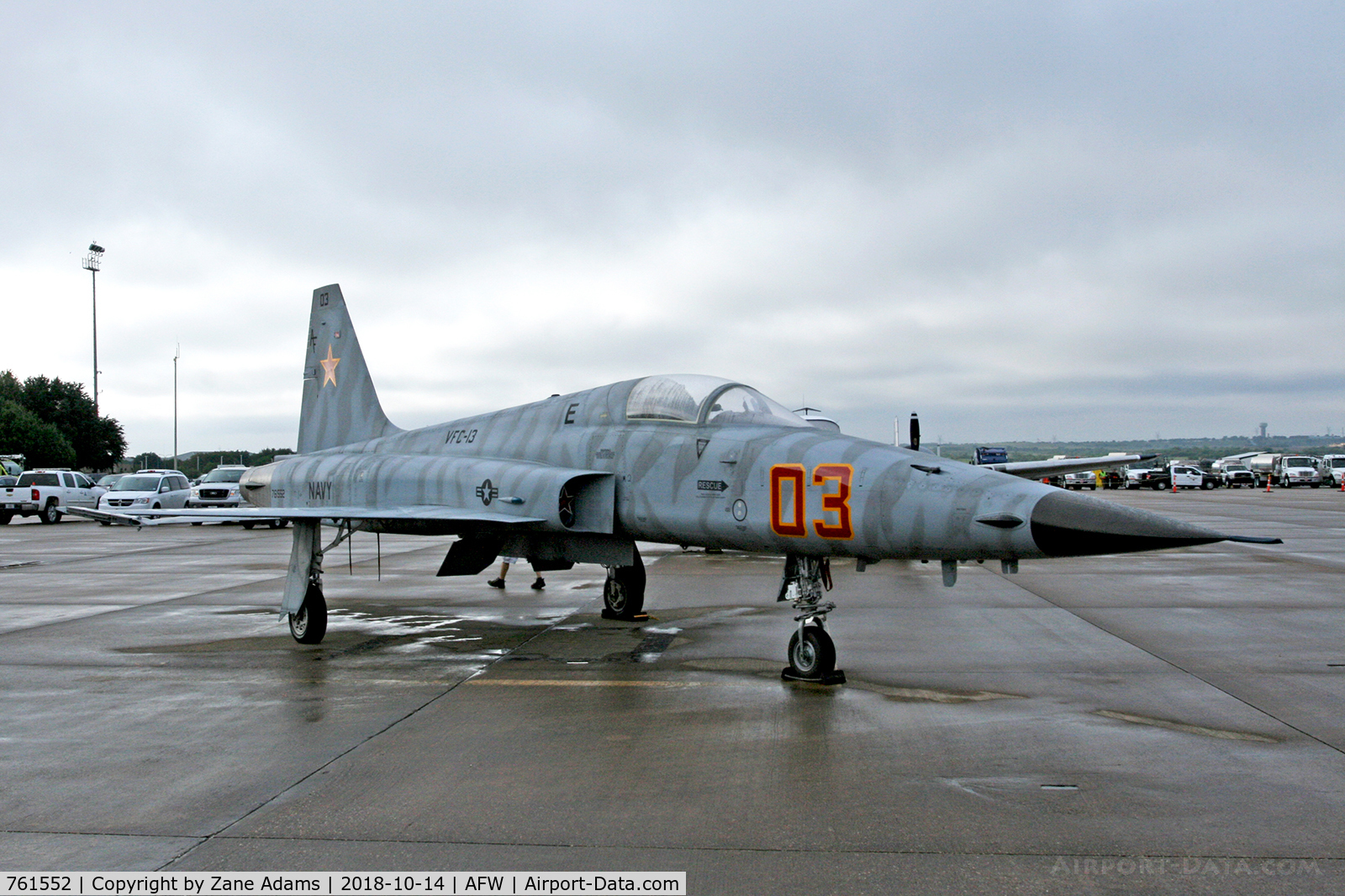 761552, Northrop F-5N Tiger II C/N L.1027, At the 2018 Alliance Airshow - Fort Worth, Texas
