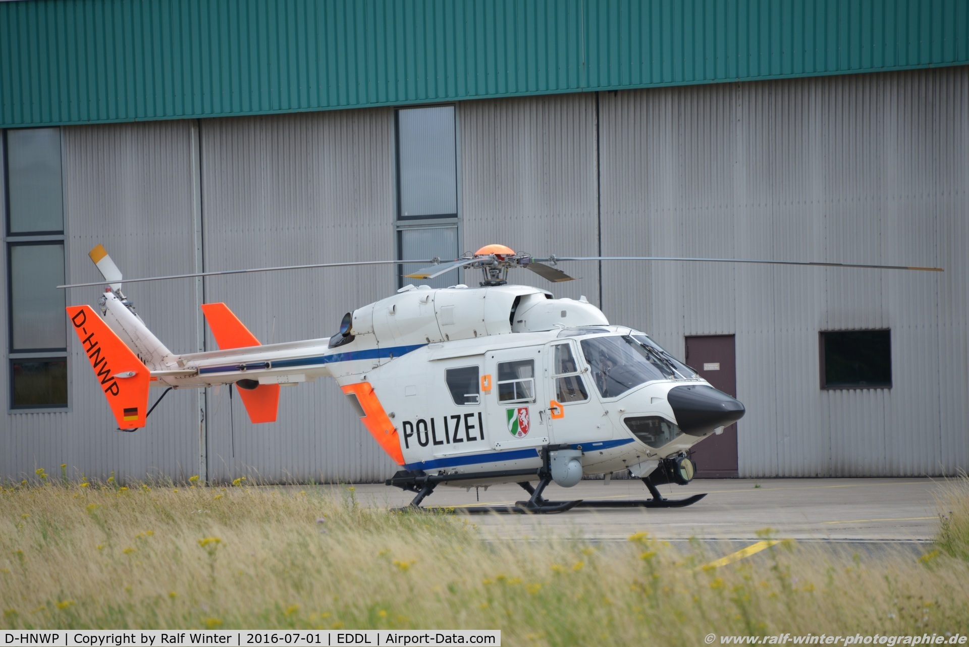 D-HNWP, Eurocopter-Kawasaki BK-117C-1 C/N 7553, Eurocopter BK-117C1 - NRW Polizei NRW - 7553 - D-HNWP - 01.07.2016 - EDDL