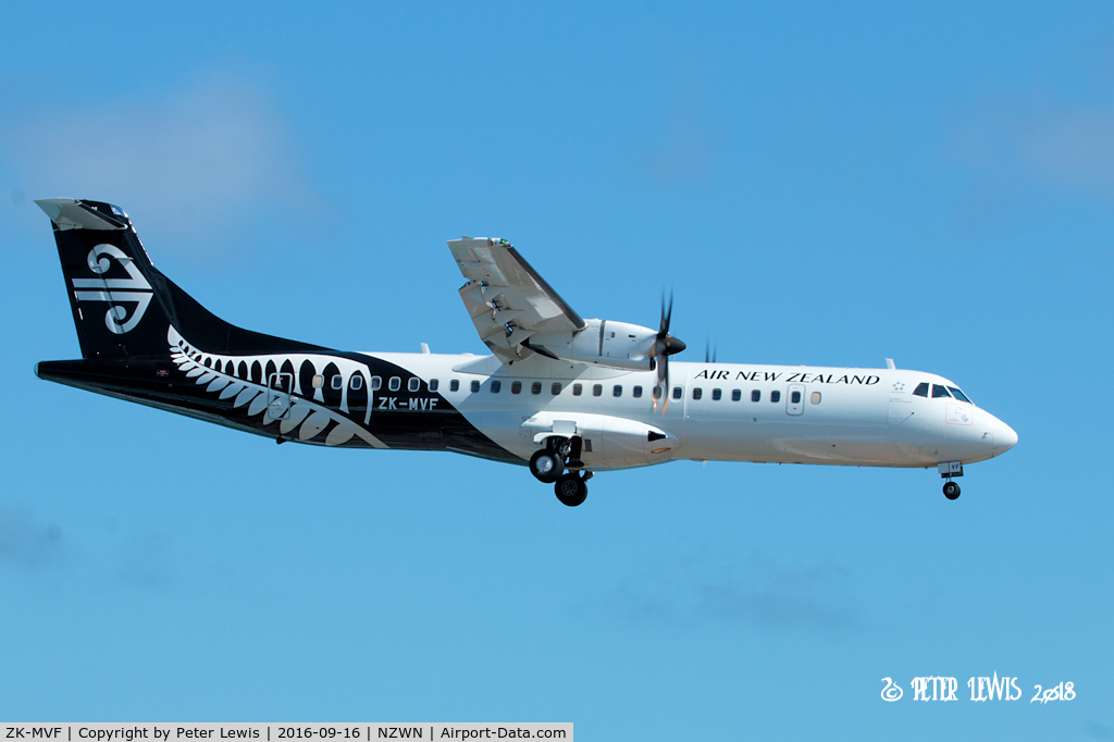 ZK-MVF, 2015 ATR 72-600 C/N 1228, Mount Cook Airline Ltd., Christchurch