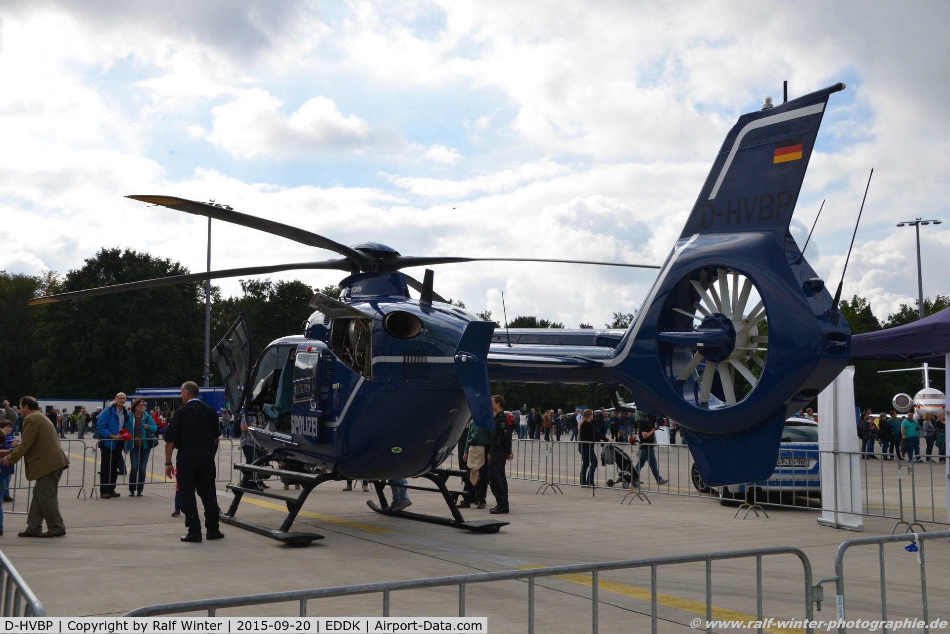 D-HVBP, 2002 Eurocopter EC-135T-2 C/N 0264, Eurocopter EC-135T2 - BPO Bundespolizei - 0264 - D-HVBP - 20.09.2015 - CGN
