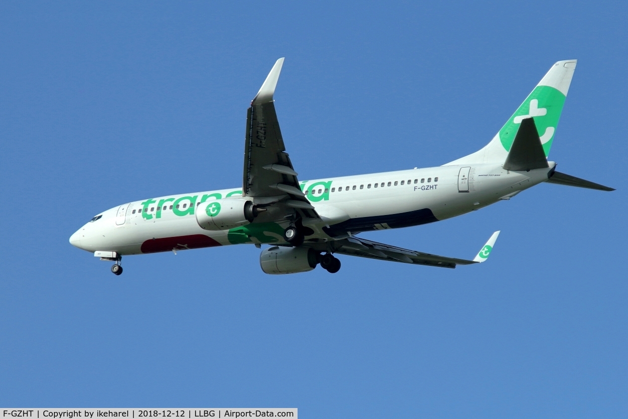 F-GZHT, 2015 Boeing 737-85R C/N 41332/5392, Flight from Paris.