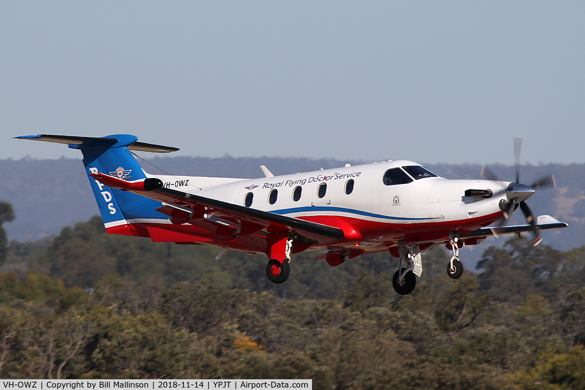VH-OWZ, 2017 Pilatus PC 12/47E C/N 1725, in from a mission