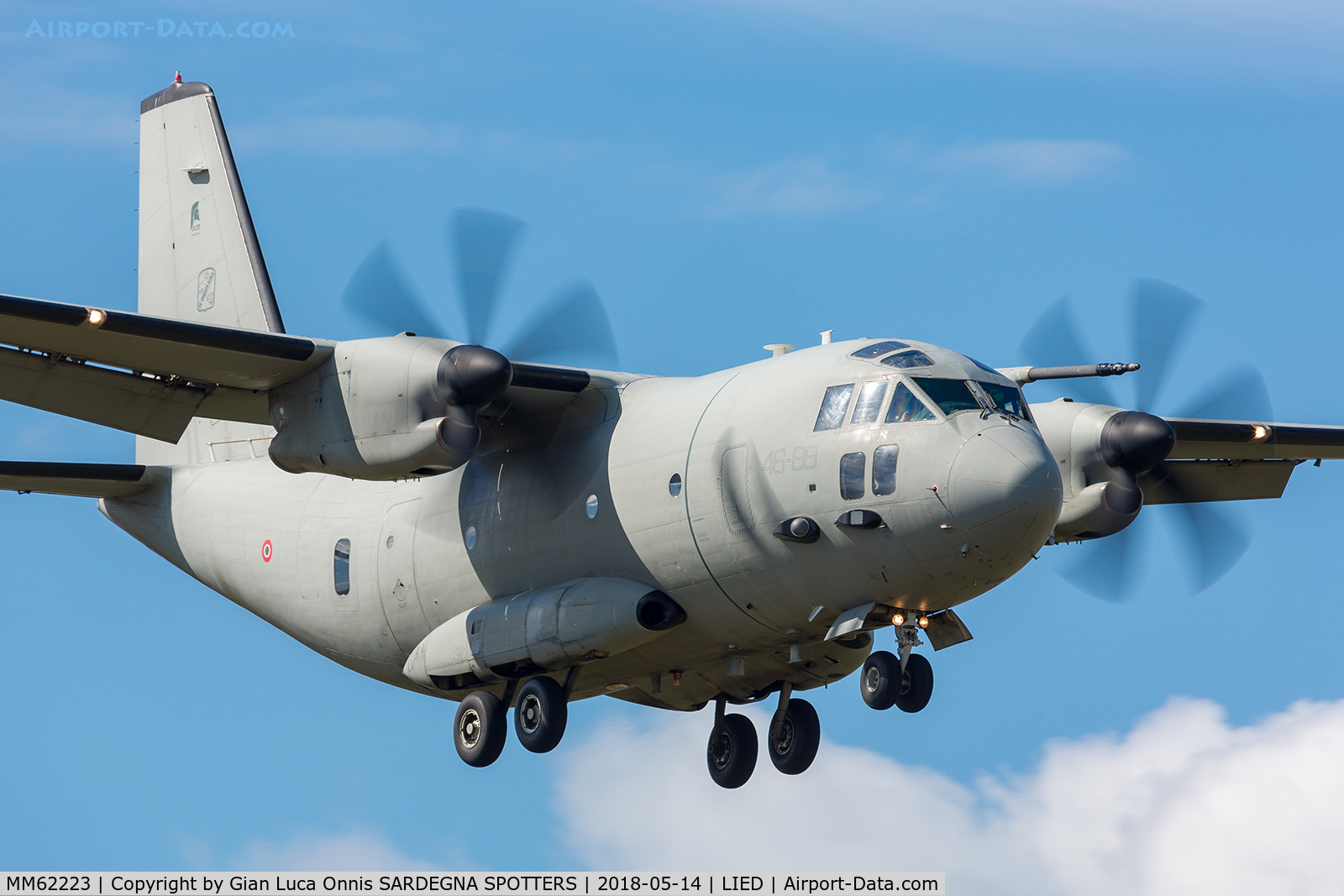 MM62223, Alenia C-27J Spartan C/N 134, LANDING 17L