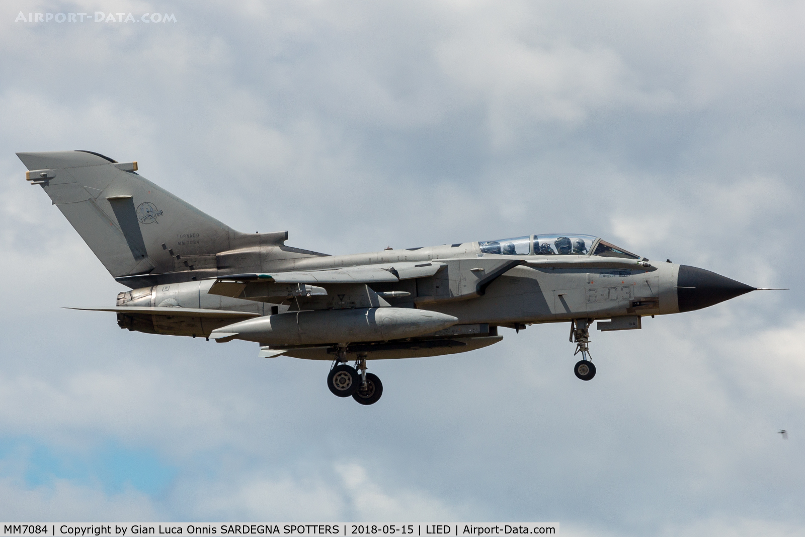 MM7084, Panavia Tornado IDS C/N 627/IS083/5095, LANDING 35R