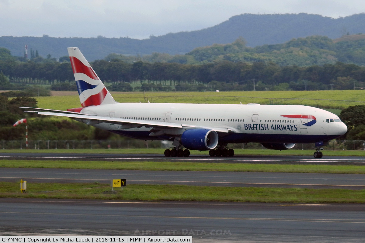 G-YMMC, 2000 Boeing 777-236 C/N 30304, At Mauritius