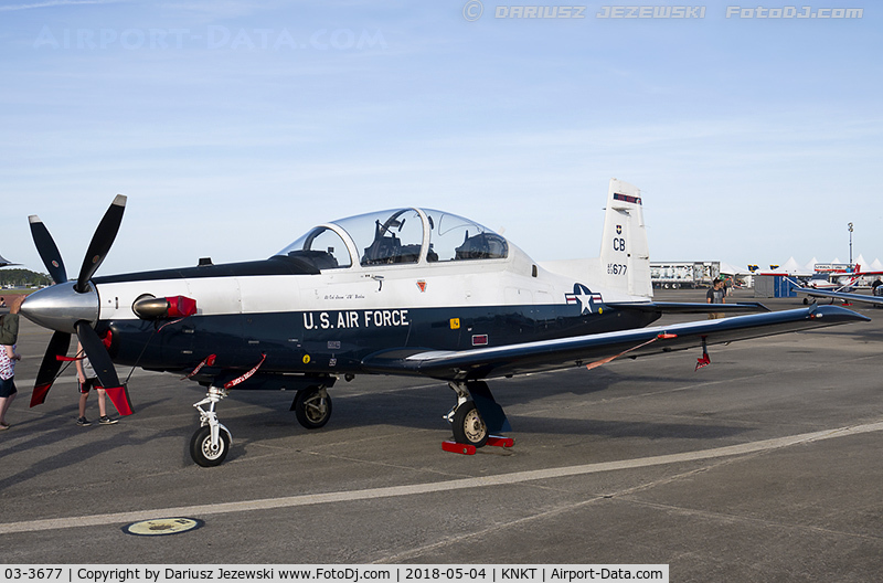 03-3677, 2003 Raytheon T-6A Texan II C/N PT-223, T-6A Texan II 03-3677 CB from 37th FTS 