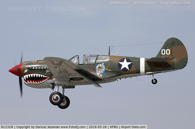 N1232N, 1943 Curtiss P-40N Warhawk C/N 27483, Curtiss P-40M Warhawk 