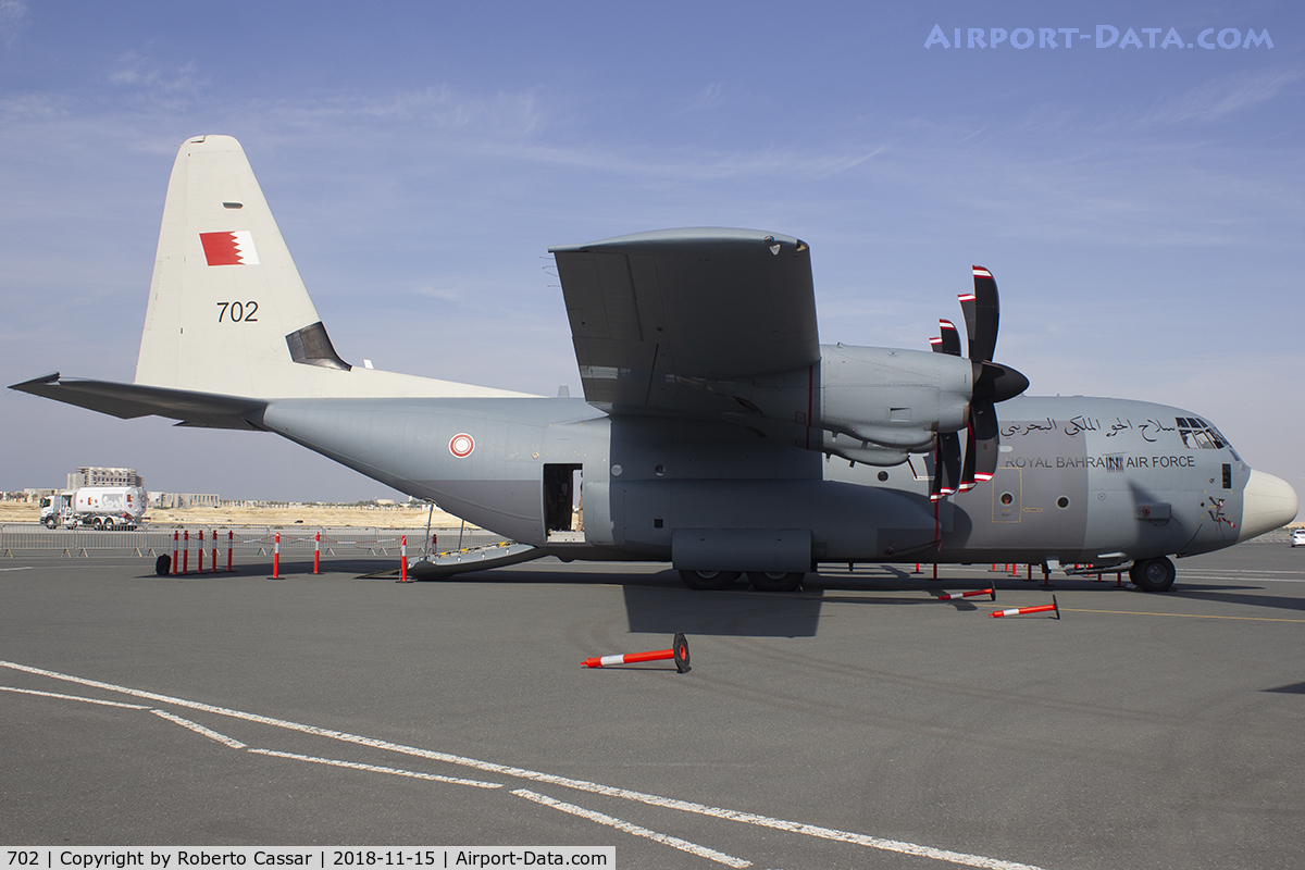 702, Lockheed Martin C-130J Hercules C/N 382-5484, BIAS 2018 - SAKHIR AIRBASE OBKH