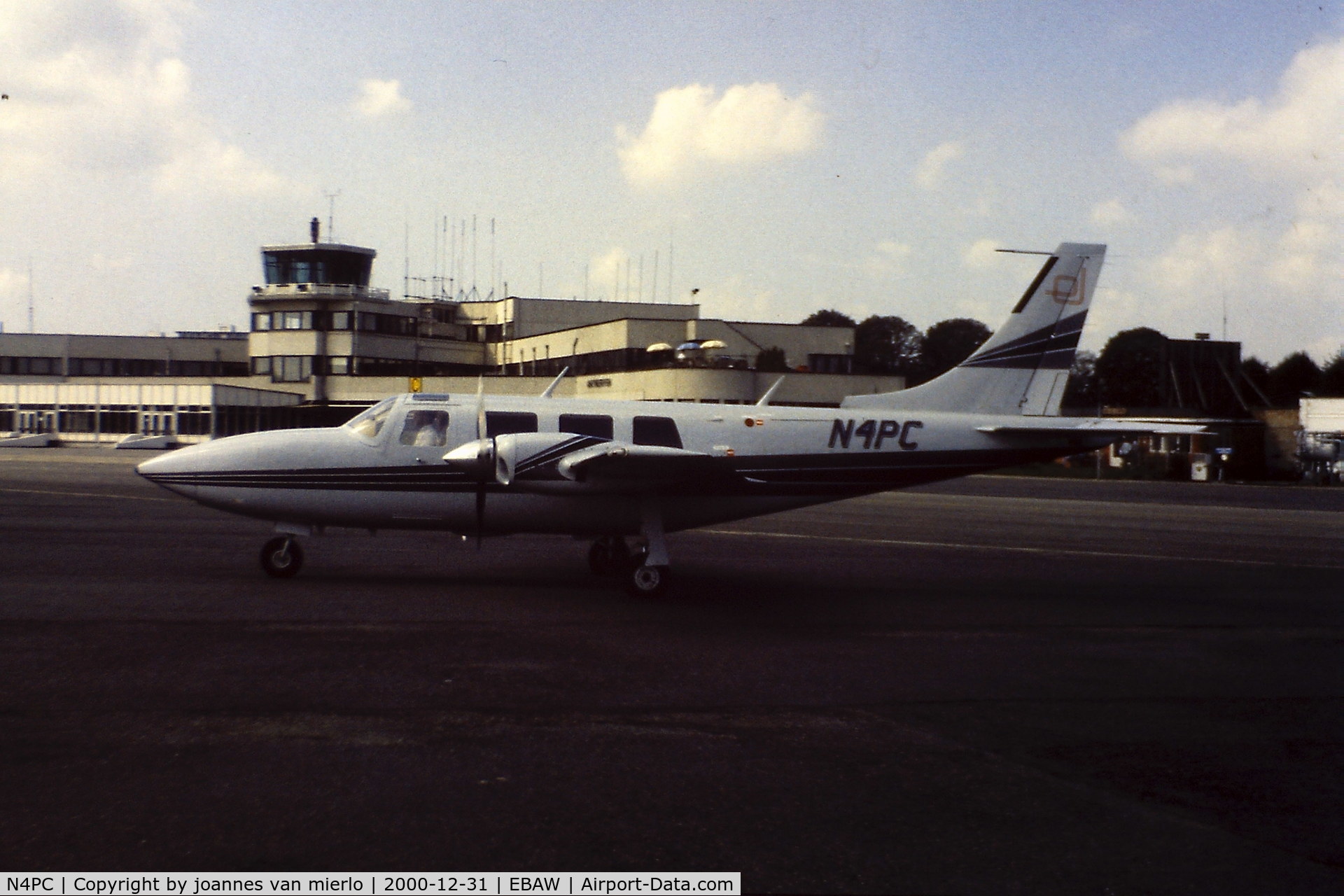 N4PC, 1980 Piper Aerostar 601P C/N 61P07438063365, Antwerp, a/c w/o mid air collision june'90