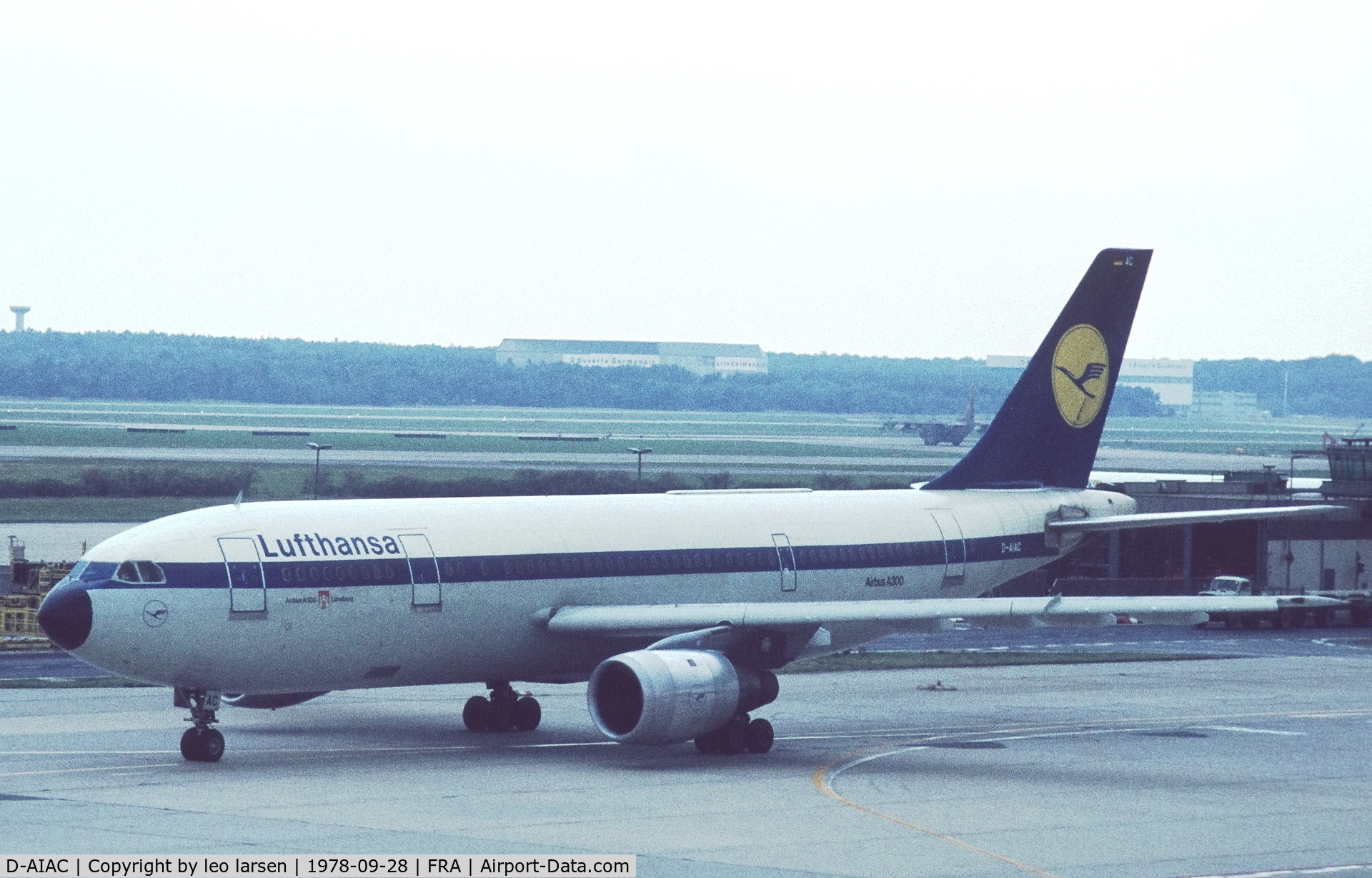 D-AIAC, 1976 Airbus A300B2-1C C/N 26, Frankfurt 28.9.1978