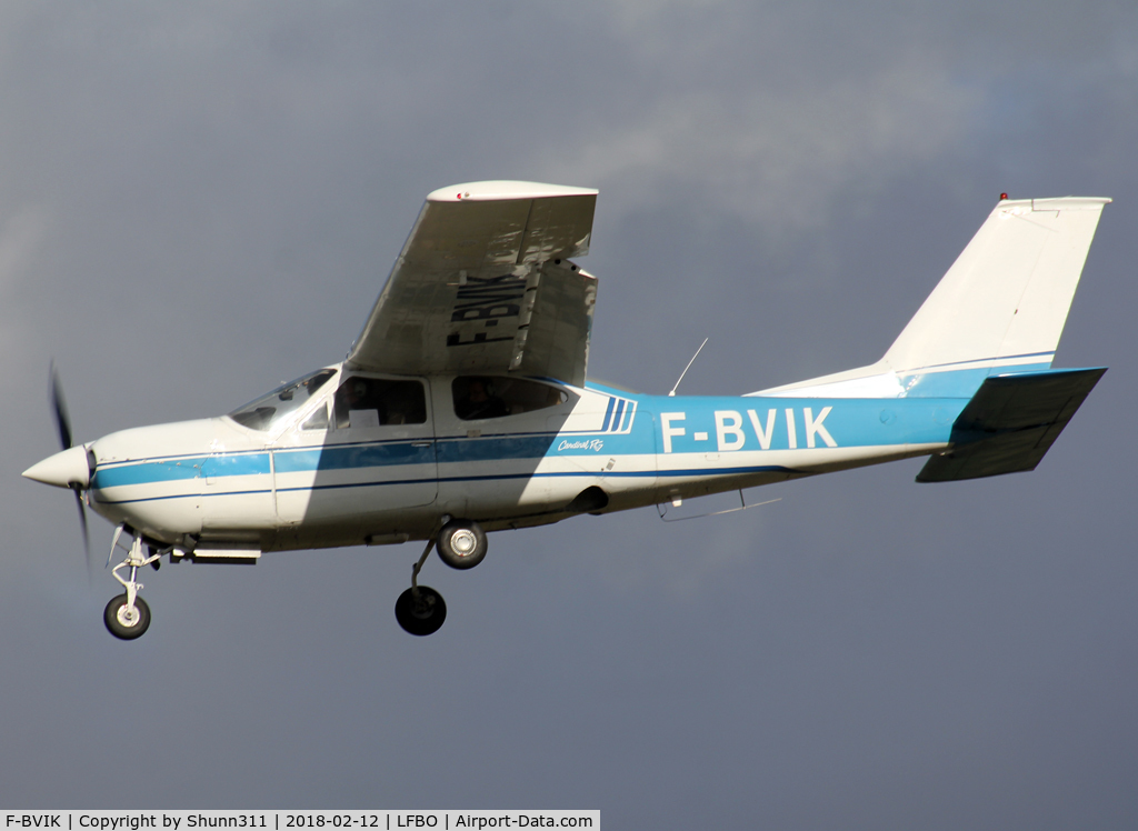 F-BVIK, Reims F177RG Cardinal RG C/N 0103, Landing rwy 32L