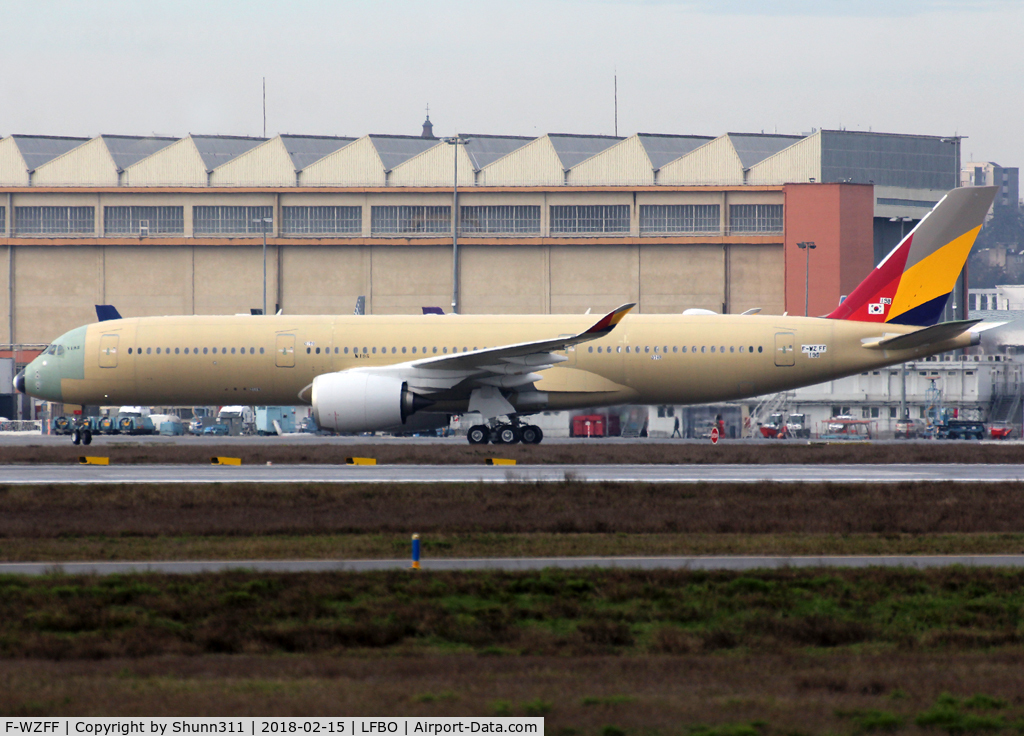 F-WZFF, 2018 Airbus A350-941 C/N 0198, C/n 0198 - For Asiana Airlines