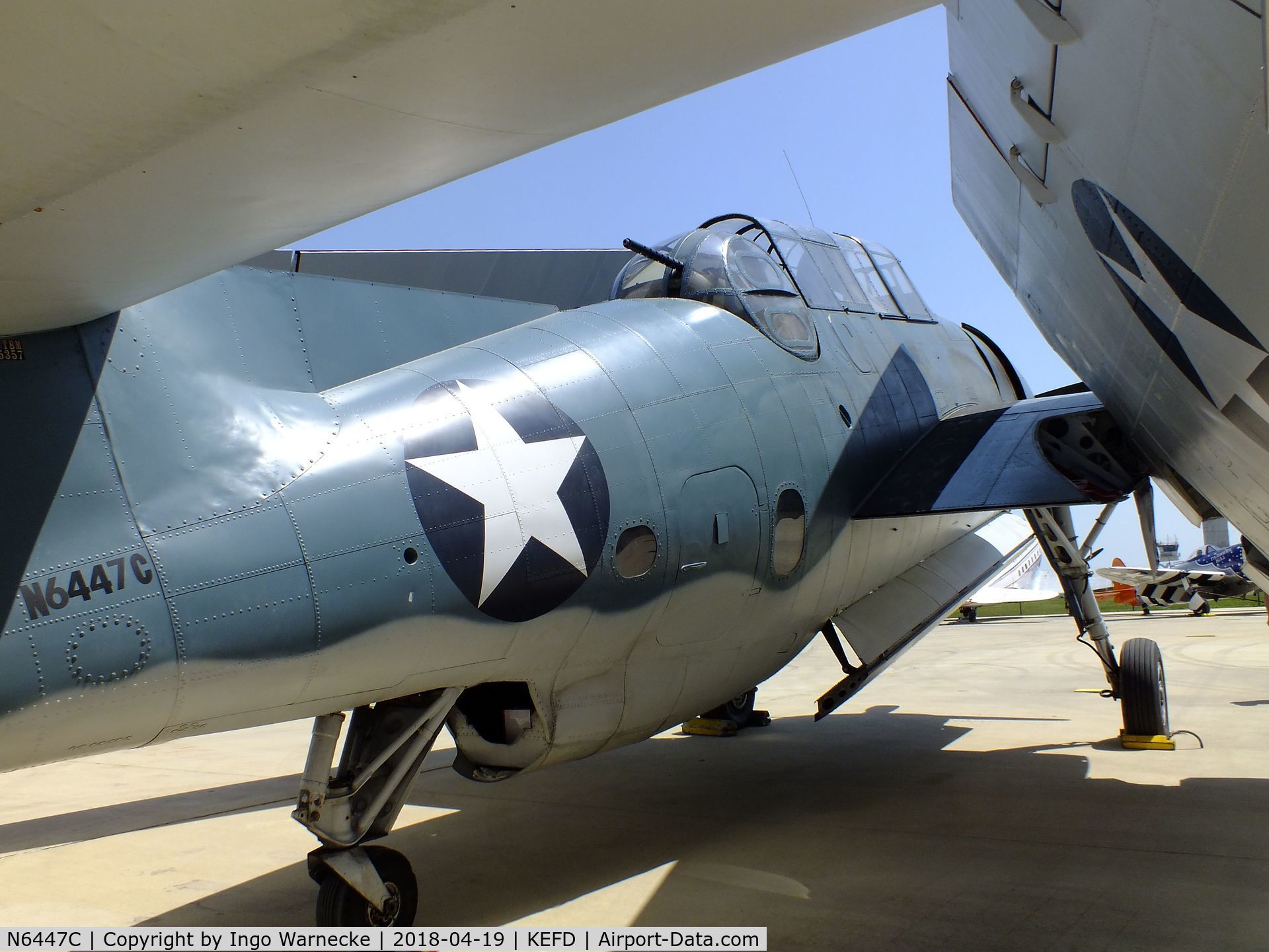 N6447C, 1945 Grumman TBM-3E Avenger C/N 53575, Grumman (General Motors) TBM-3E Avenger at the Lone Star Flight Museum, Houston TX